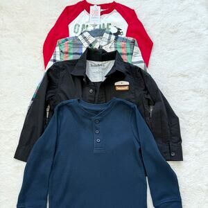 Bundle of boys long sleeve top size 3/4 years